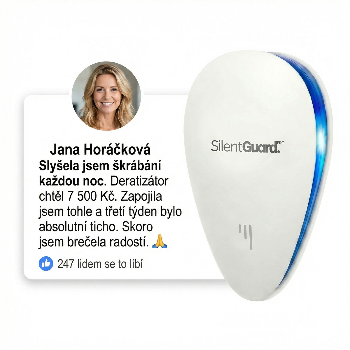 SilentGuard Pro™ | Zapojte. Nechte působit. Žijte v klidu.